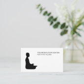 瞑想の健康と健康 名刺 (スタンド正面)