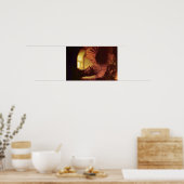 瞑想の哲学者。レンブラント・ヴァン・ライジン著 ポスター (キッチン)