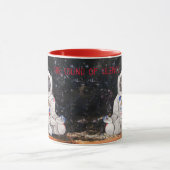瞑想の宇宙飛行士The Sound of Silence Gift Cup マグカップ (中央)
