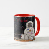 瞑想の宇宙飛行士The Sound of Silence Gift Cup マグカップ (正面右)