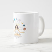 瞑想アート ジャンボコーヒーマグカップ (正面右)