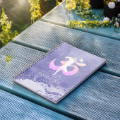 瞑想インストラクターヨガポーズオムサイン ノートブック