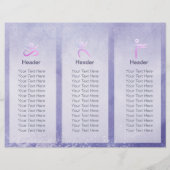 瞑想インストラクターヨガポーズパンフレット (裏面)