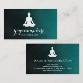 瞑想エレガントOmロゴヨガ 名刺 (正面/裏面)