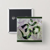 瞑想オムボタン 缶バッジ (正面&裏面)