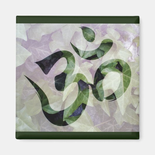 瞑想オムマグネット マグネット (正面)