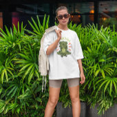 瞑想カエルの漫画 Tシャツ