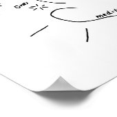 瞑想キャンバス ポスター (角)