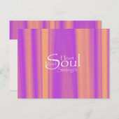 瞑想キューカード – "Joyful Praise"コレクション ポストカード (正面/裏面)