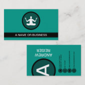 瞑想シーグリーンバブル 名刺 (正面/裏面)