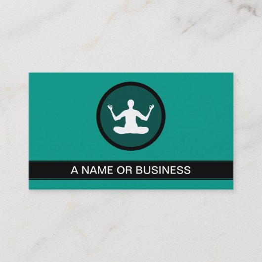 瞑想シーグリーンバブル 名刺 (正面)