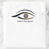 瞑想シール 楕円形シール (バッグ)