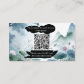 瞑想スピリチュアルヨガ先生プロフェッショナル 名刺 (裏面)