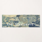 瞑想スピリチュアル祈りの言葉ウーマンブルーヨガマット ヨガマット (正面(横))