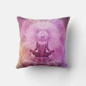 瞑想スピリチュアル「ニューエイジ」装飾用クッション クッション (裏面)