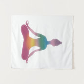 瞑想タペストリー・ヨガ タペストリー (正面(横))