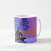 瞑想ツリー コーヒーマグカップ (正面右)
