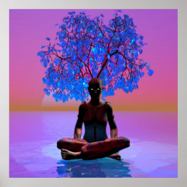 瞑想ツリー ポスター