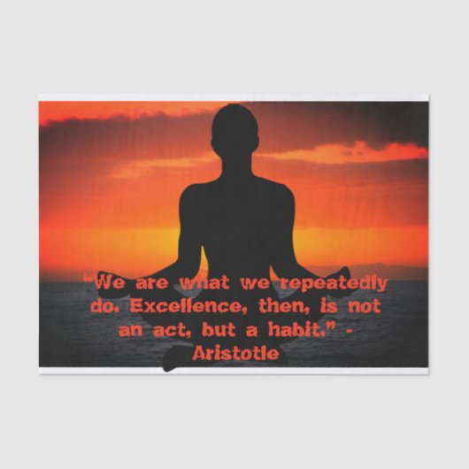 瞑想ティッシュペーパー 薄葉紙 (正面)