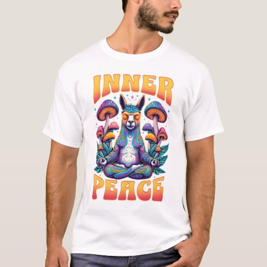 瞑想トリップ(幻覚体験)のような Tシャツ (正面)