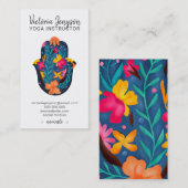 瞑想ハモダンムザヨガ 名刺 (正面/裏面)