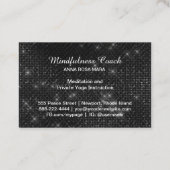 *~*瞑想バードイーグルパステルヨガグリッター 名刺 (裏面)