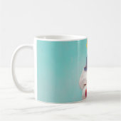 瞑想ピエロドッグポートレート コーヒーマグカップ (左)