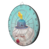 瞑想ピエロドッグポートレート ダーツボード (正面右)