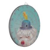 瞑想ピエロドッグポートレート ダーツボード (正面左)