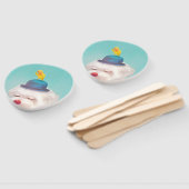 瞑想ピエロドッグポートレート ハンドファン (組立なし)