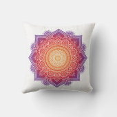 瞑想ピローウォームカラーマンダラ クッション (裏面)