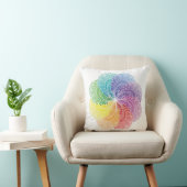 瞑想ピローマンダラチャクラの色 クッション (椅子)