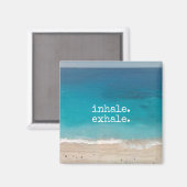 瞑想ブレスビューティフルビーチ マグネット (正面/裏面)