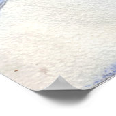 瞑想プリント ポスター (角)