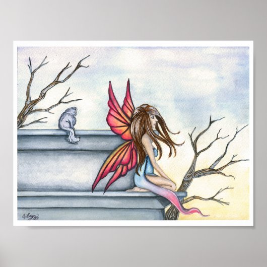 瞑想ポスタープリント ポスター (正面)