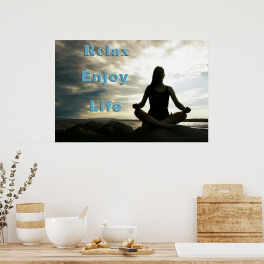 瞑想ポスター ポスター (キッチン)