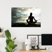 瞑想ポスター ポスター (ホームオフィス)