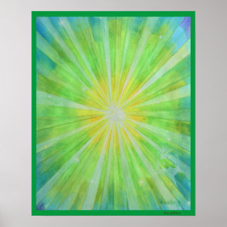 瞑想ポスター"癒し"平和的な瞑想 ポスター