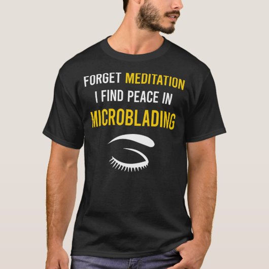瞑想マイクロブレード Tシャツ (正面)