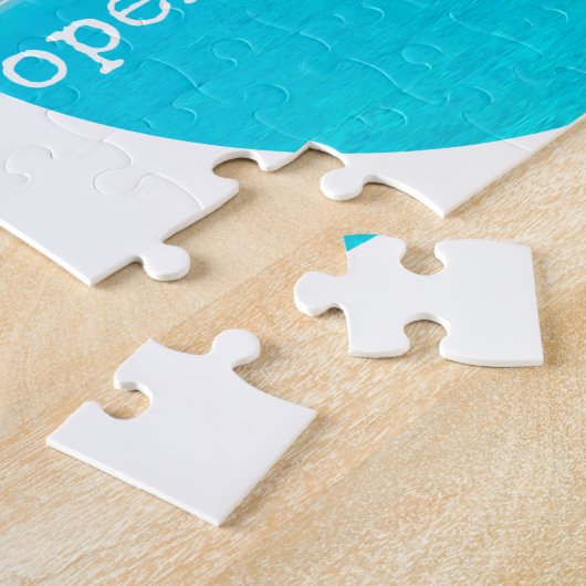 瞑想マインドフル引用文:静かな心、開いたハート ジグソーパズル (側面)