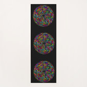 瞑想マンダラカラフル ヨガマット (正面)
