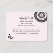 *~*瞑想マンダラバタフライヨガ霊気 名刺 (裏面)