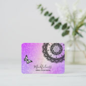 *~*瞑想マンダラバタフライヨガ霊気 名刺 (スタンド正面)