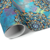 瞑想マンダララッピング紙 ラッピングペーパー (ロールコーナー)