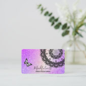 *~*瞑想マンダラ霊気バタフライヨガ 名刺 (スタンド正面)