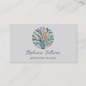 瞑想モダンユニーク先生 名刺 (正面)