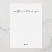 瞑想ヨガの息リラックスと 箔シーズンカード (裏面)