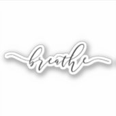 瞑想ヨガを呼吸ミニマル シール (正面)