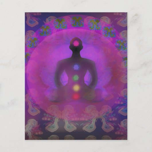 瞑想ヨガフライヤー チラシ (正面)