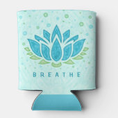 瞑想ヨガロータスフラワーゼン |文字テンプレート 缶クーラー (裏面)